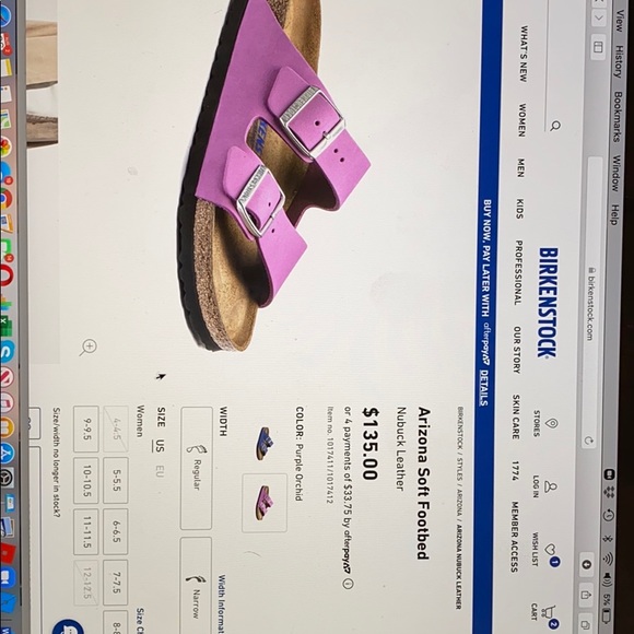 Birkenstock Ladies Sandals - Size 8-8.5 - Picture 7 of 8